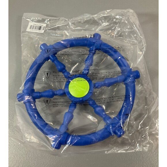 Backyard Discovery Premium Steering Wheel - Blue and Lime - NO HARDWARE - Picture 1 of 2